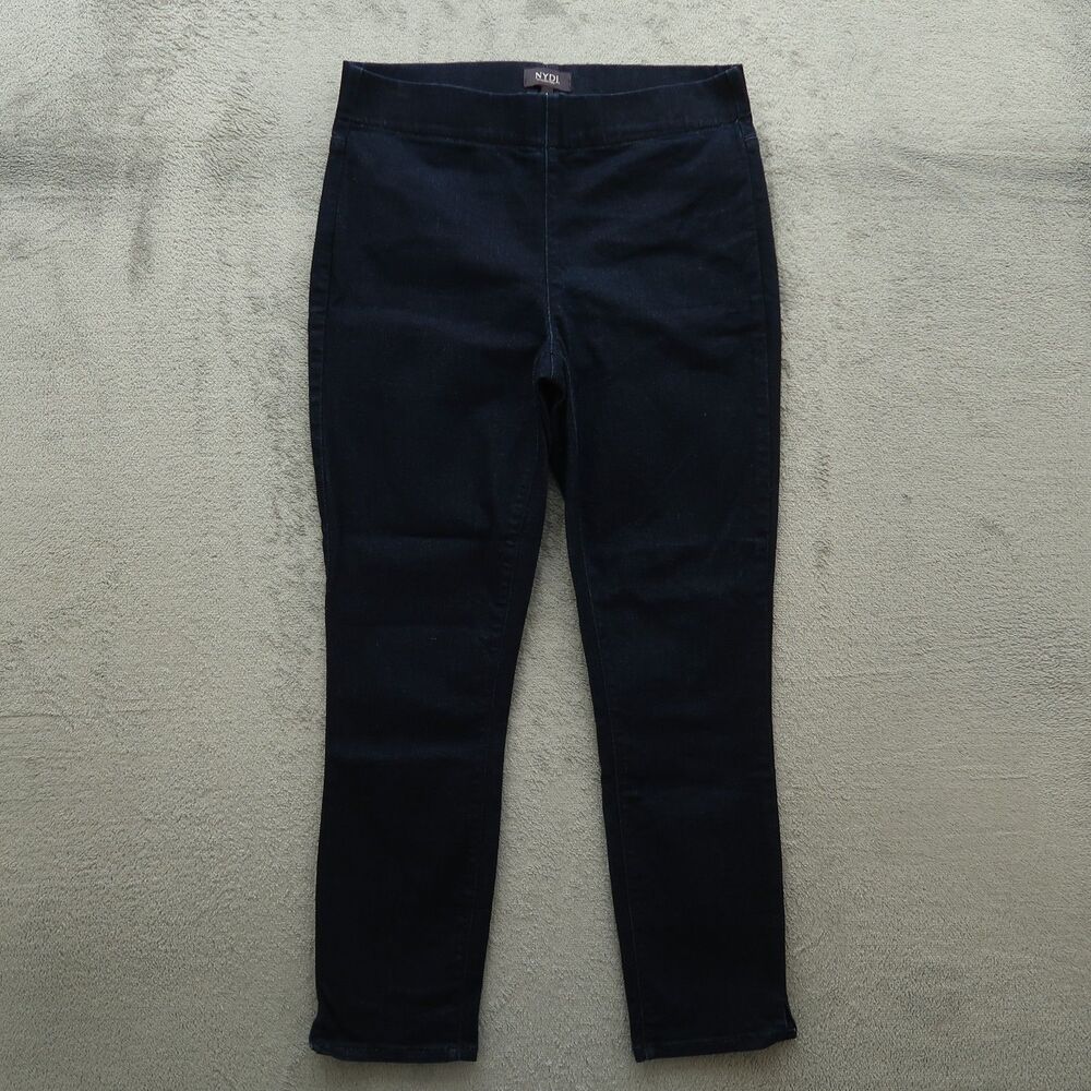 NYDJ Jeans Womens Size 4 Blue Mid-Rise Pull On Skinny Stretch Denim 26.5" Inseam
